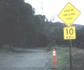 Sign on Los Alamos Road